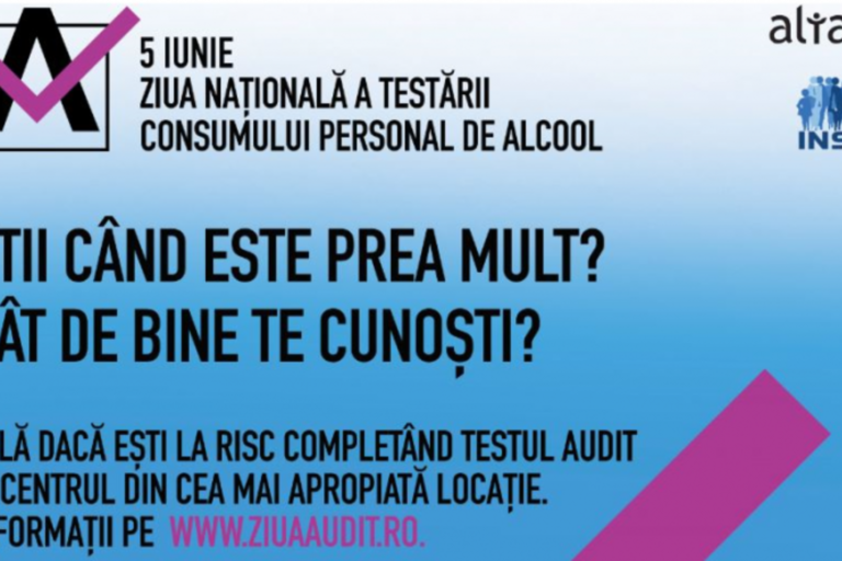 Romanii care vor sa afle daca au un consum riscant de alcool, invitati sa se testeze