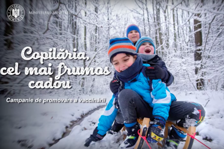 Campanie MSsi UNICEF pentru promovarea vaccinarii copiilor
