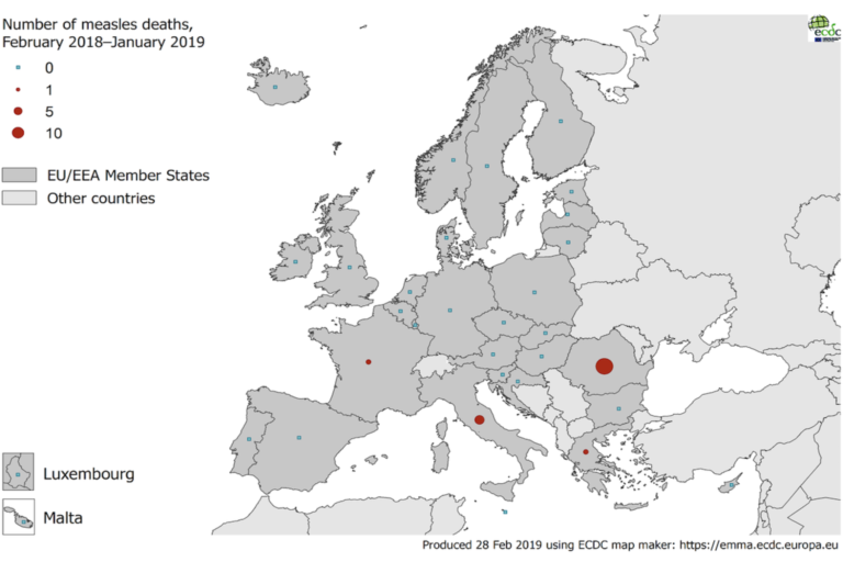 Romania, „campioana” Europei la rujeola