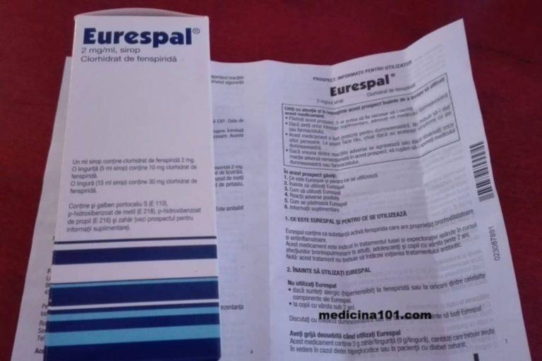 Eurespal, un medicament antitusiv, este retras de pe piata de producator