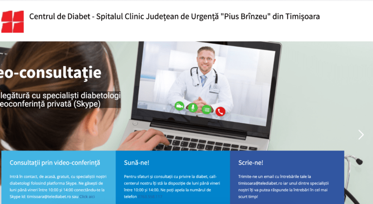 #Statiacasă: TeleDiabet, o platformă online destinată pacienților cu diabet din România