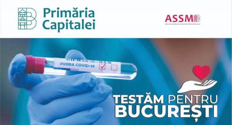 PMB lansează vineri campania de testare pentru depistarea infecției cu noul coronavirus