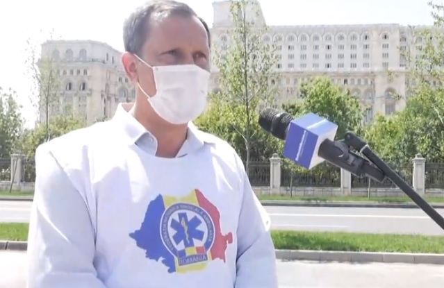 VIDEO Președintele Federației Naționale Sindicale „Ambulanţa” din România despre protestul ambulanțierilor