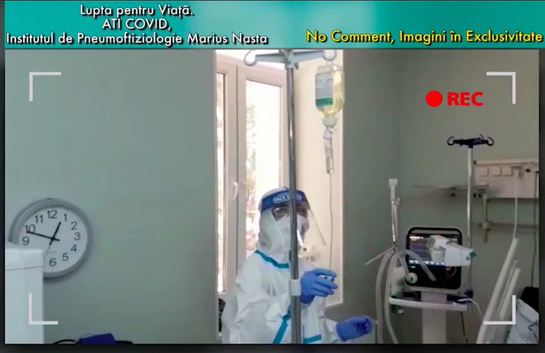 Imagini în exclusivitate – Lupta pentru viață – Reportaj secție ATI COVID – No comment