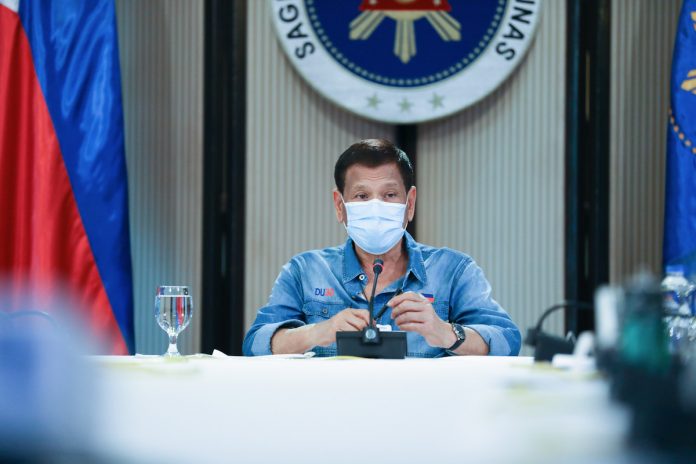 Rodrigo Duterte, președintele Filipine, în ”izolare perpetuă” pentru a se feri de COVID-19