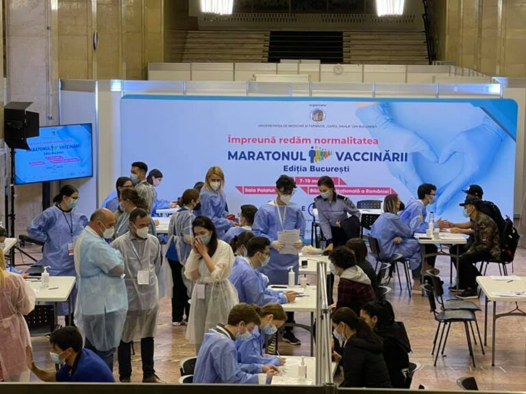Peste 20.000 de persoane vaccinate anti-COVID-19 în cadrul Maratonului Vaccinării, Ediția București
