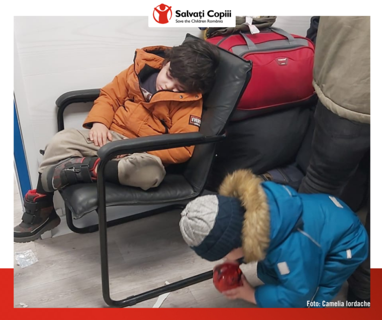 Salvați Copiii România, asistență umanitară pentru 350 de copiii și familiile lor în patru puncte de frontieră