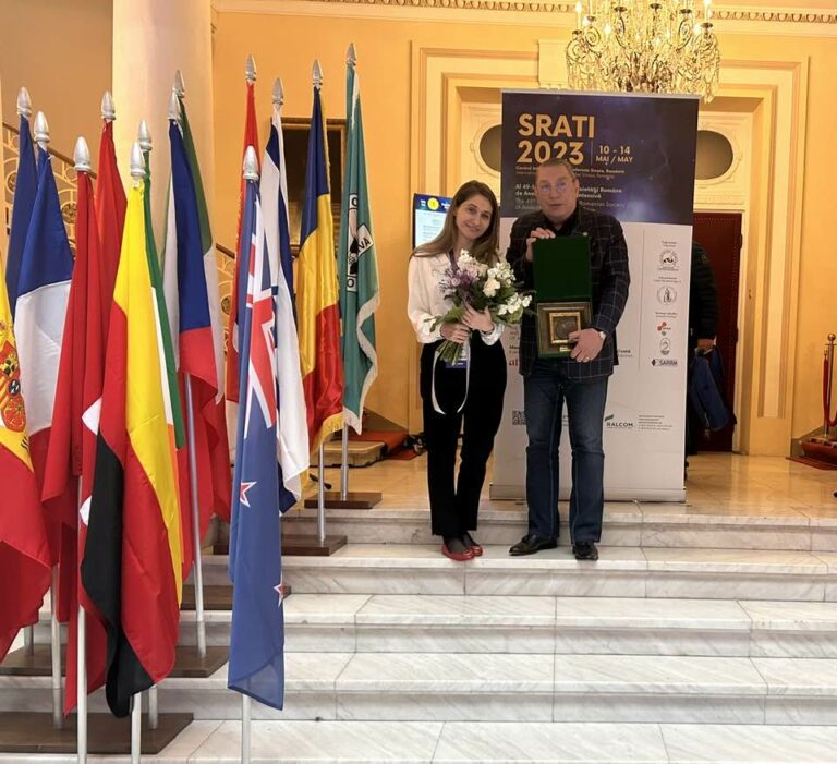 Organizator al SSIMA, premiat la Congresul SRATI 2023