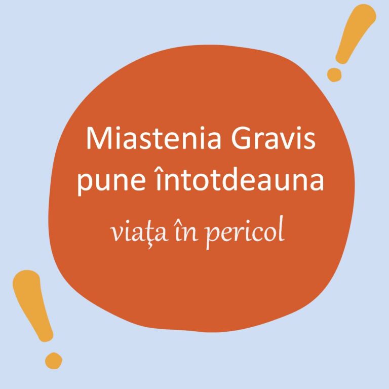 Premieră în calendarul medical: 2 Iunie – Ziua Europeană pentru Conștientizarea Miasteniei Gravis (VIDEO)