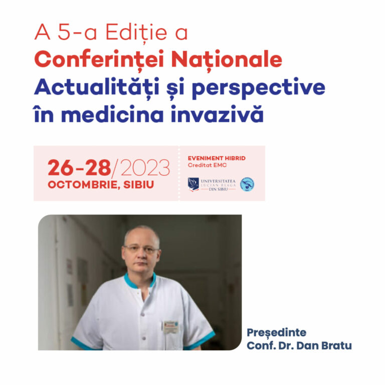 Începe a cincea a ediție a conferinței cu participare internațională “Actualități și perspective în medicina invazivă”
