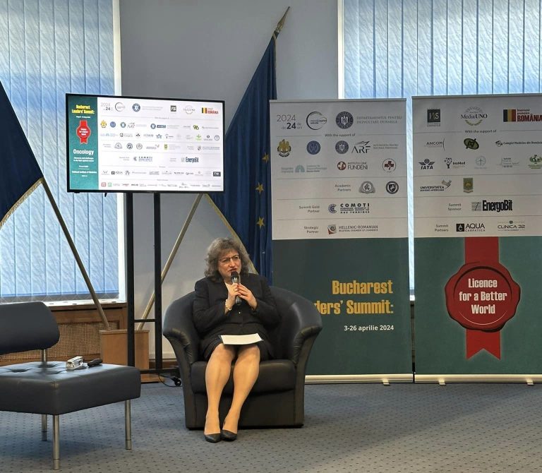 „Avansuri și provocări în lupta împotriva cancerului”, conferință în cadrul „Bucharest Leaders’ Summit: Licence for a Better World”
