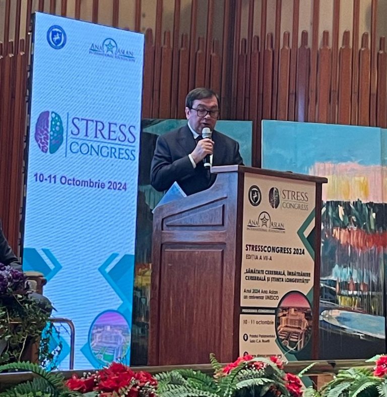 Stress Congres 2024: Rectorul UMFCD a subliniat importanța prevenției, întrucât stresul produce efecte grave, uneori ireversibile, trupului uman