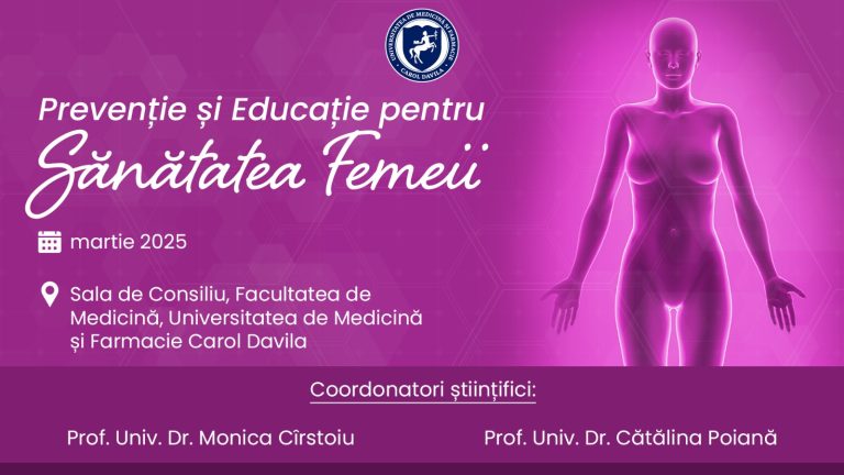 Conferința „Prevenție și Educație pentru Sănătatea Femeii”, eveniment științific multidisciplinar