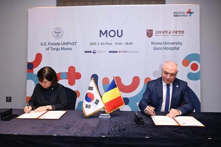 Memorandum semnat între UMFST și Korea University Guro Hospital: „Proiectul va include componente de IA, robotică medicală, telemedicină