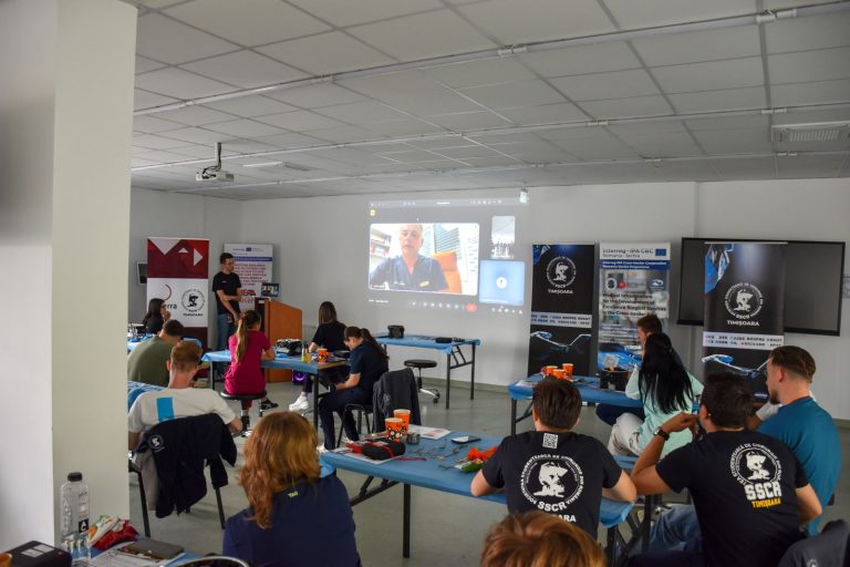 Studenții au învățat despre importanța donării, în cadrul campaniei „Cadoul vieții” ajunsă la Timișoara