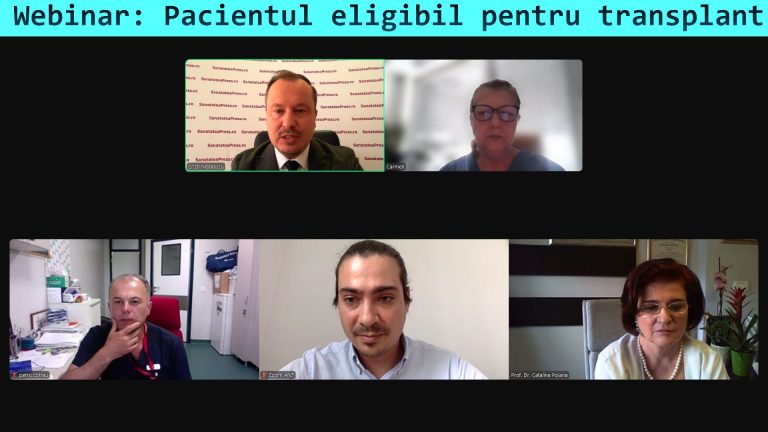 Agenția Națională de Transplant, webinar pentru a sprijini dezvoltarea activității de transplant de țesuturi și organe în România