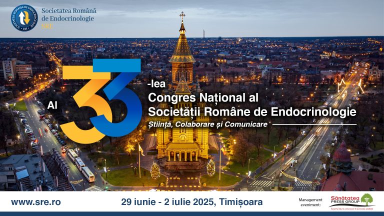 Timișoara, capitala endocrinologiei românești, în perioada 29 iunie-2 iulie