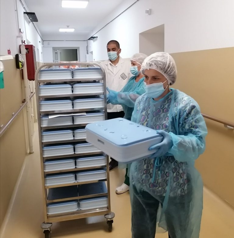 Spitalul de Pneumoftiziologie Sibiu a implementat un sistem modern pentru servirea mesei pacienților