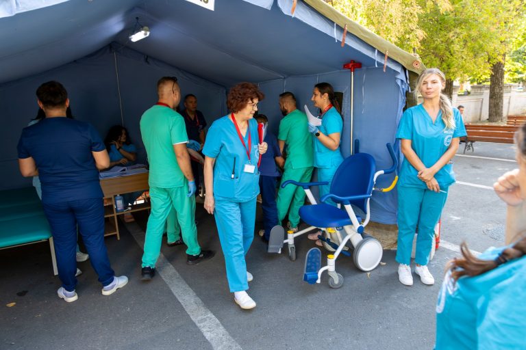 Spitalul Militar Central a testat Planul Alb – Cod Roșu într-un exercițiu de simulare a unui cutremur cu zeci de victime