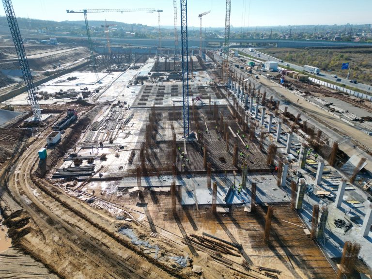 Construcția Spitalului Regional de Urgență Craiova, o investiție de 1,87 miliarde lei, avansează rapid