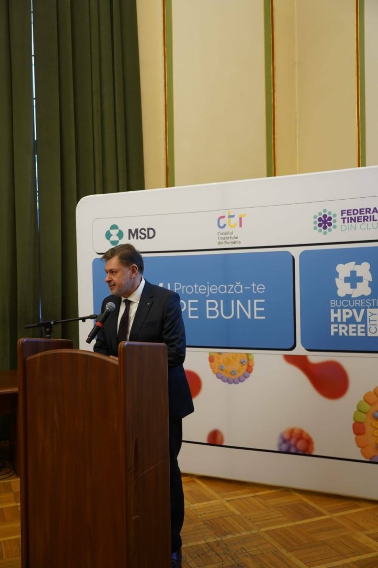 Protocolul „București – HPV Free City” semnat de dr. Alexandru Rafila în sprijinul prevenirii infecțiilor cu HPV