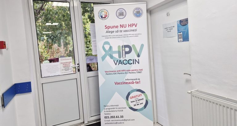 SUUB continuă campania „Spune NU HPV”: vaccin gratuit pentru tinerii între 11 și 26 de ani