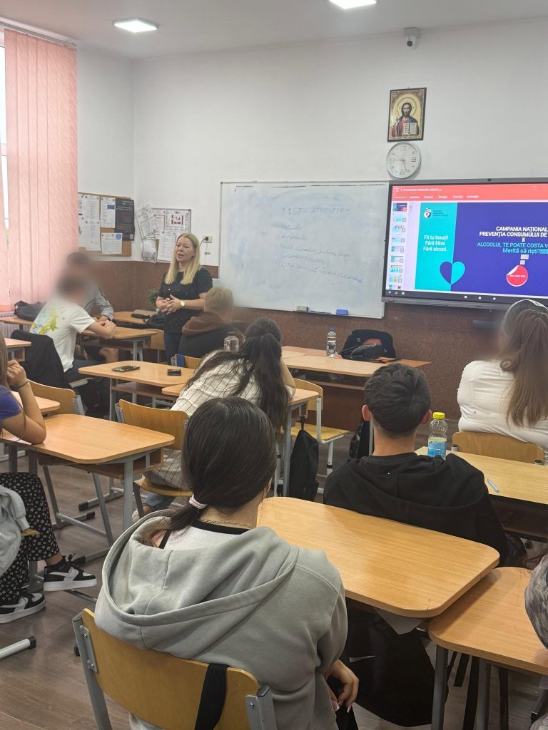 DSP Arad continuă campania de prevenire a consumului de alcool în rândul adolescenților