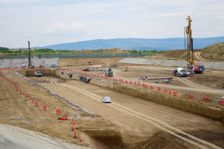 Iași: Excavațiile pentru clădirea principală a Spitalului Regional de Urgență au depășit 85%