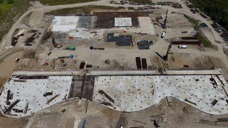 Construcția Spitalului Pediatric Monobloc din Cluj-Napoca avansează, lucrările de fundație sunt în desfășurare