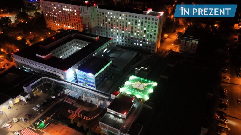 Parcarea supraetajată de la Spitalul Județean Galați, dată în folosință, cu peste 460 de locuri și heliport SMURD inclus în proiect