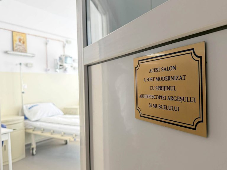 Arhiepiscopia Argeșului și Muscelului a sprijinit reabilitarea a două saloane din cadrul Secției de Neurologie a SJU Pitești